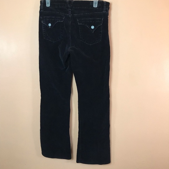 Kut From The Kloth Black Boot Cut Corduroy Pants Women 10 - Picture 5 of 6